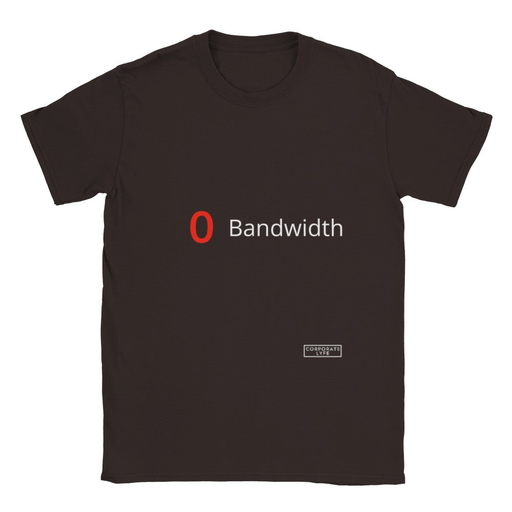 0 Bandwidth Classic Adult Unisex Crewneck T-shirt