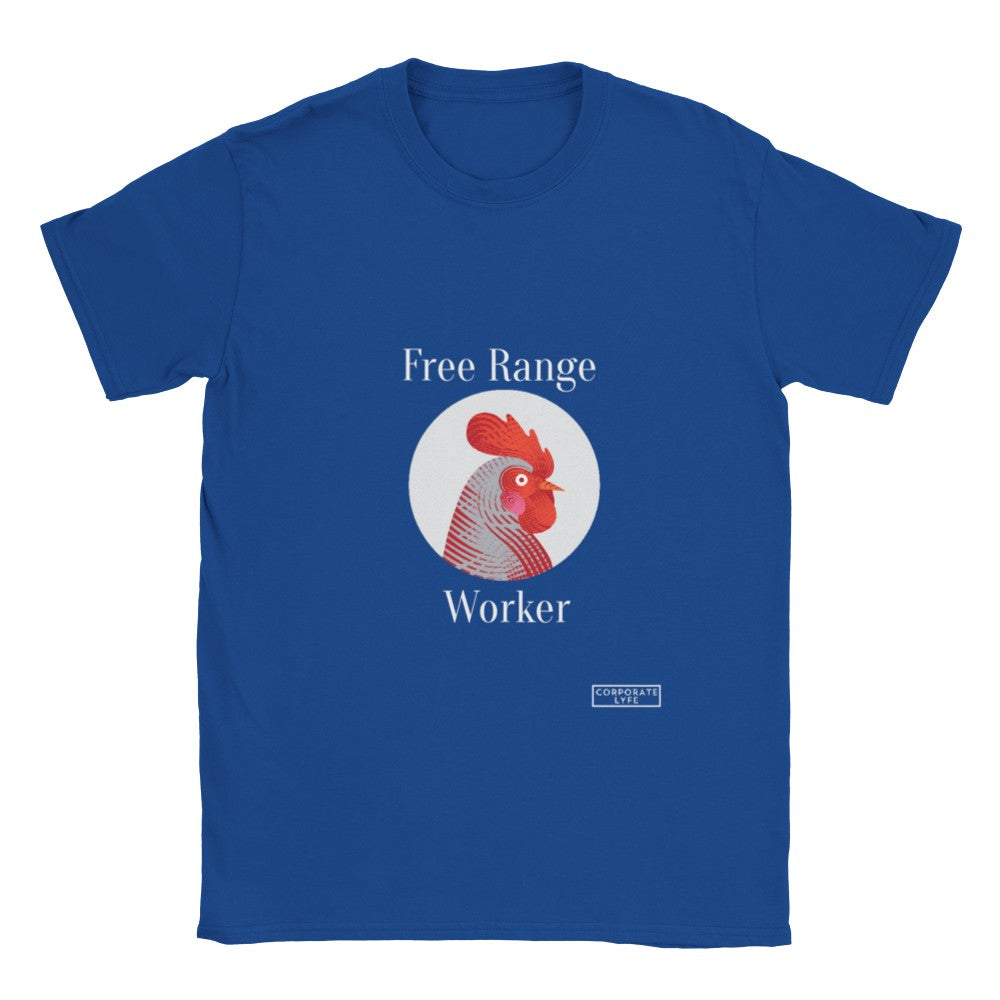 Free Range Worker. Classic Adult  Unisex Crewneck T-shirt