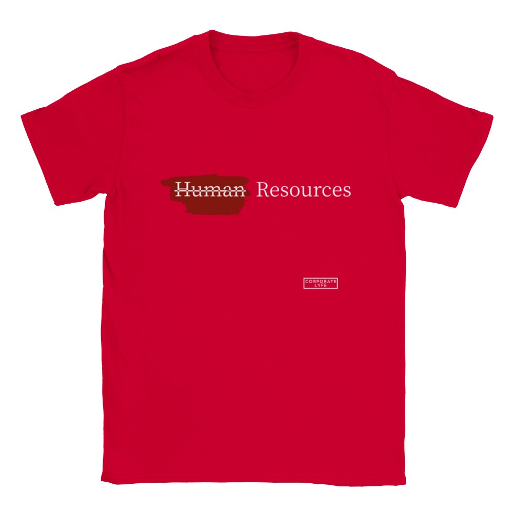 Human Resources (human red) Classic Adult Unisex Crewneck T-shirt