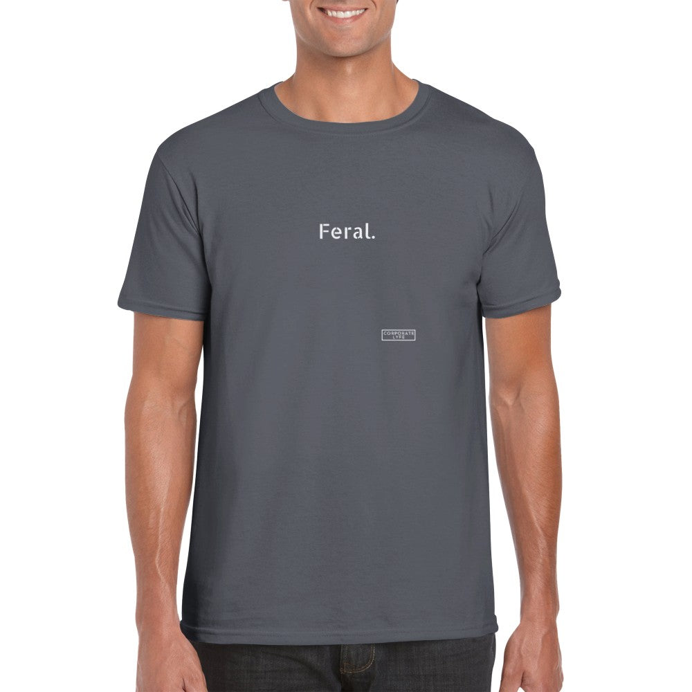 Feral. Classic Adult Unisex Crewneck T-shirt