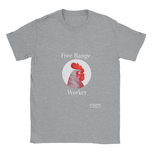 Free Range Worker. Classic Adult  Unisex Crewneck T-shirt