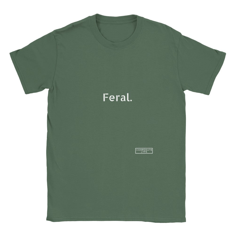 Feral. Classic Adult Unisex Crewneck T-shirt