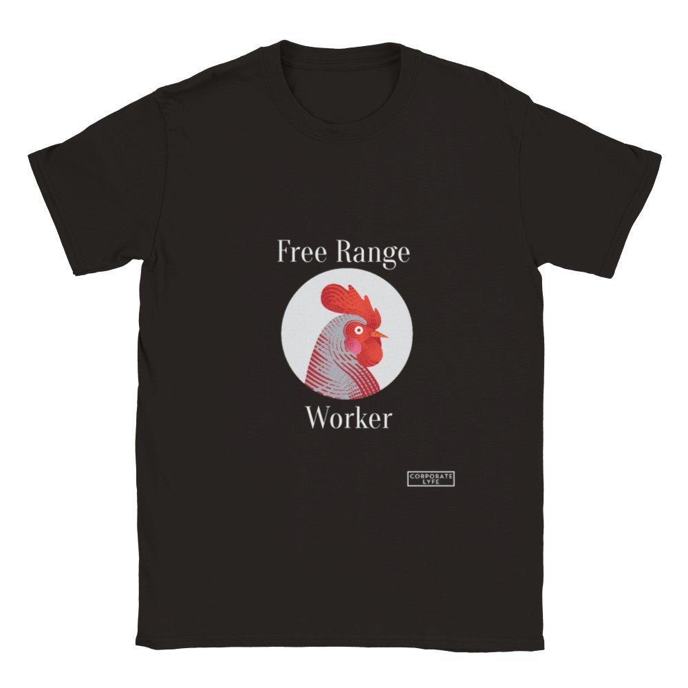 Free Range Worker. Classic Adult  Unisex Crewneck T-shirt