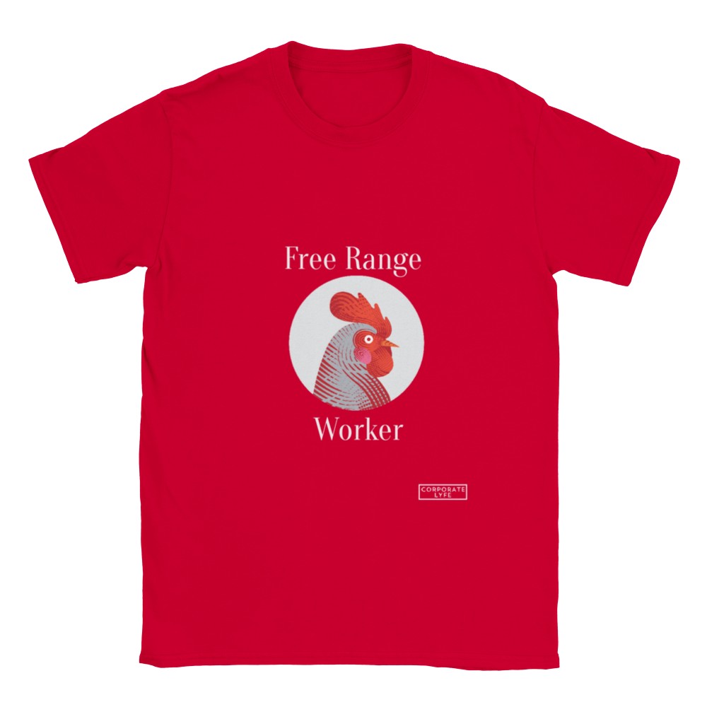 Free Range Worker. Classic Adult  Unisex Crewneck T-shirt