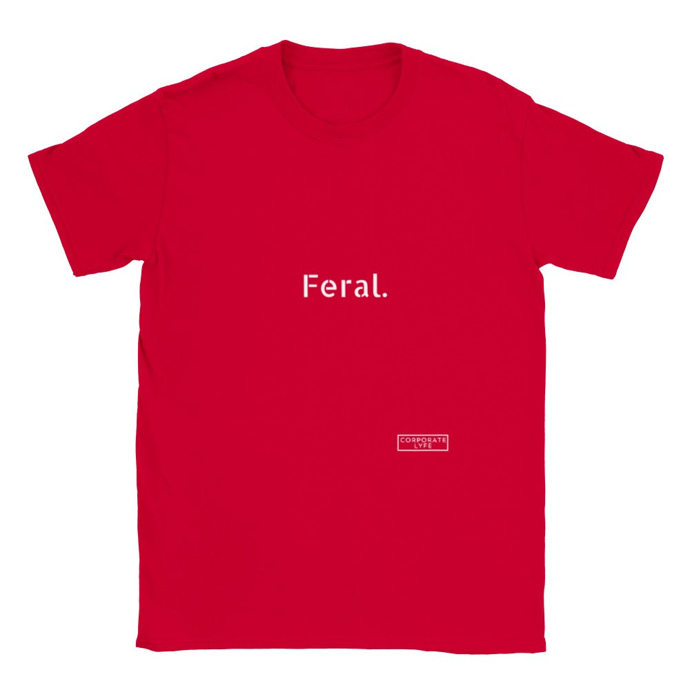 Feral. Classic Adult Unisex Crewneck T-shirt