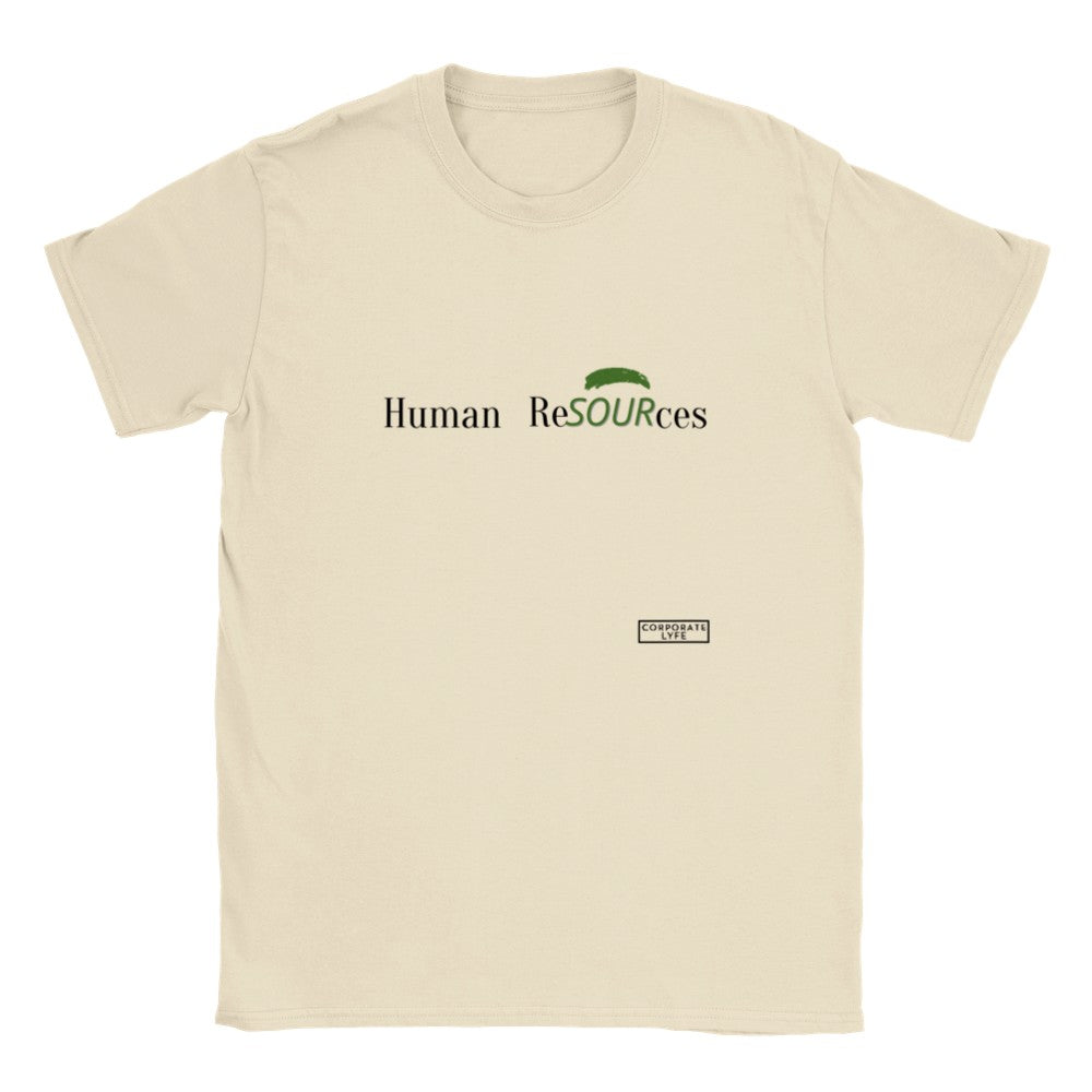 Human ReSOURces.Classic Adult Unisex Crewneck T-shirt