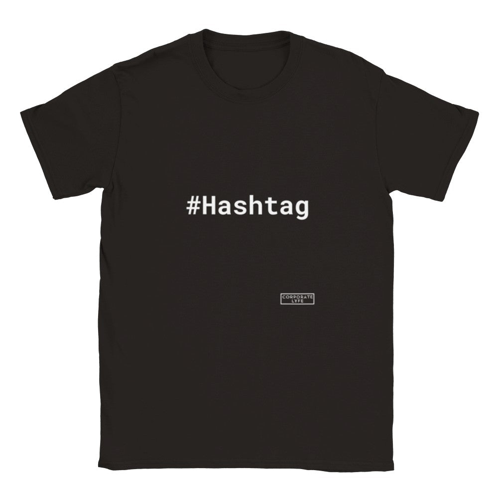 Hashtag. Adult Unisex Crewneck T-shirt