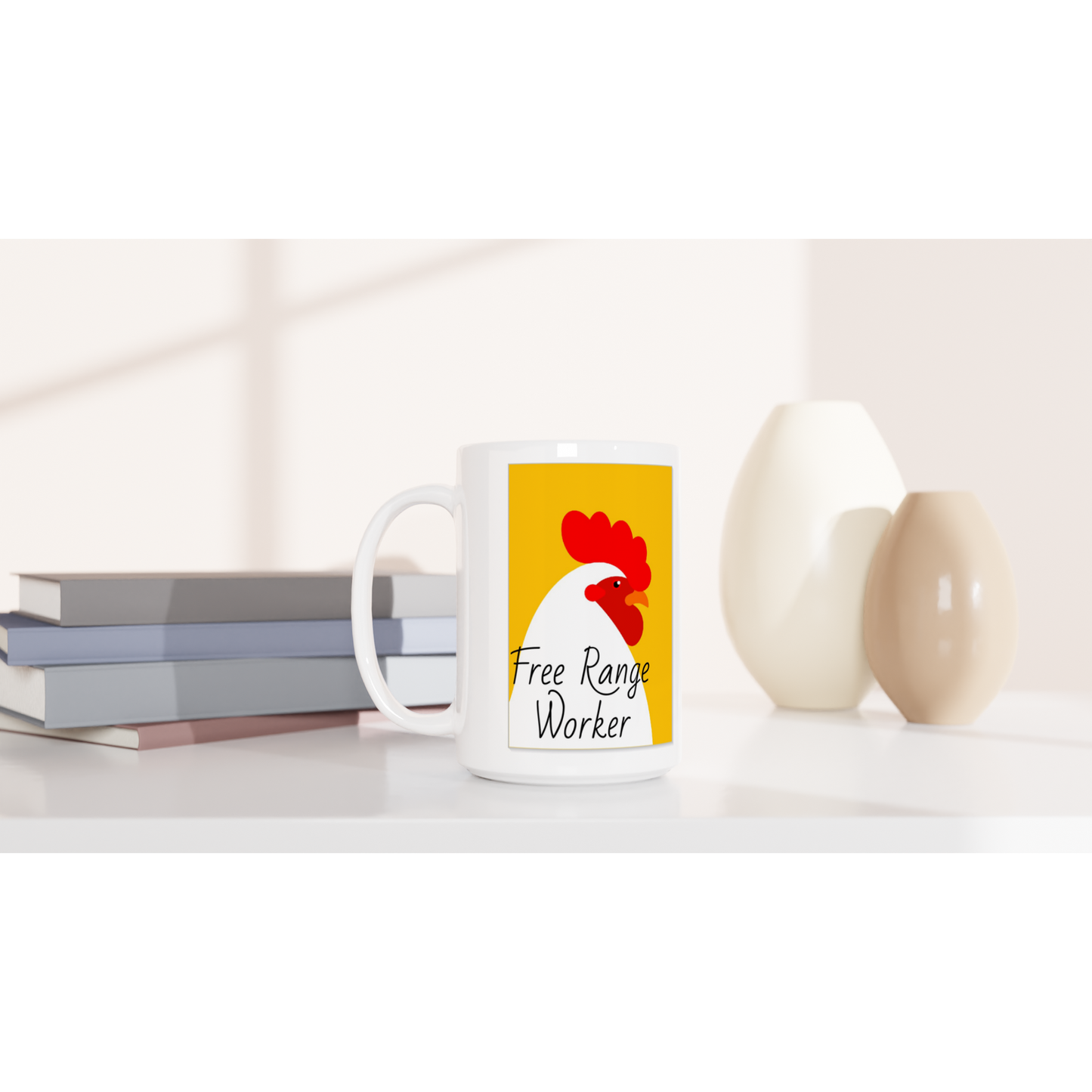 Free Range Worker. 15oz  Mug