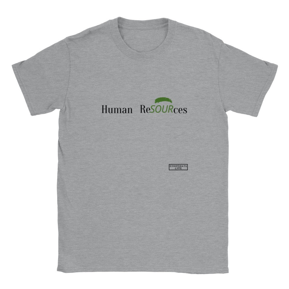 Human ReSOURces.Classic Adult Unisex Crewneck T-shirt