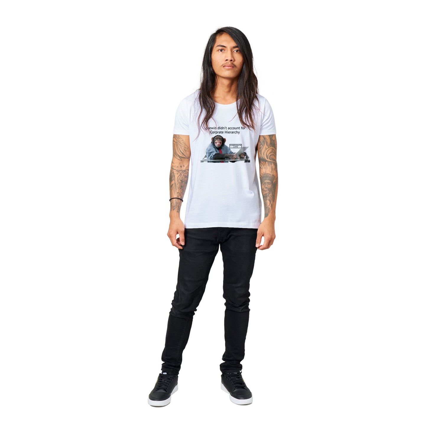 Darwin Hirearchy. Organic Unisex Crewneck T-shirt