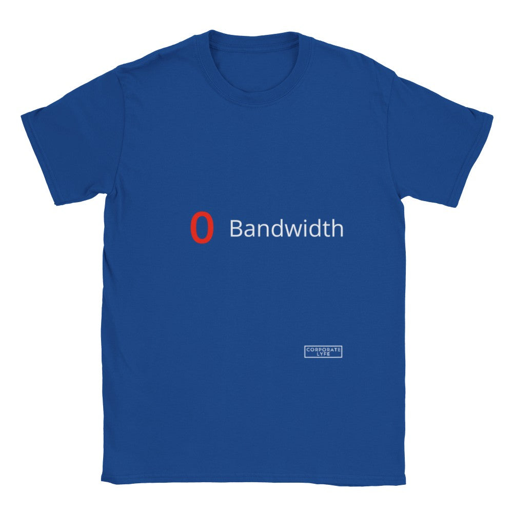 0 Bandwidth Classic Adult Unisex Crewneck T-shirt