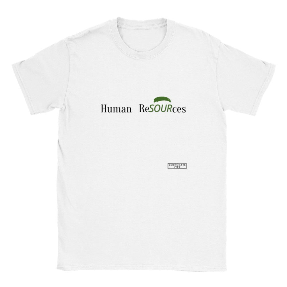 Human ReSOURces.Classic Adult Unisex Crewneck T-shirt